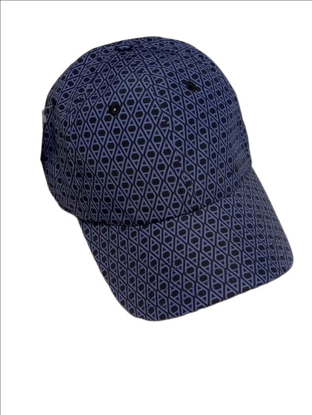 🆕 ATHLETA BLUE / PURPLE BLACK GEOMETRIC PATTERN WATER REPELLENT BASEBALL CAP